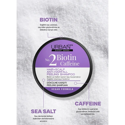 اسکراب ضد ریزش اوربان کر مدل Biotin Caffeine