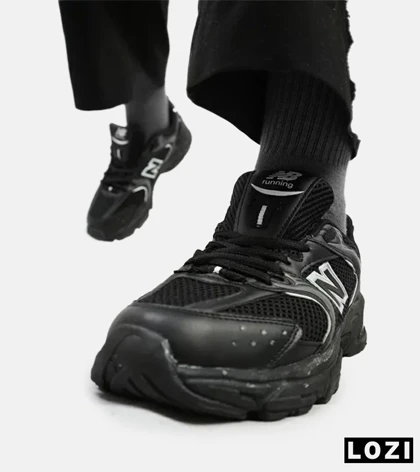 کفش کتانی مردانه و زنانه مشکی NEW BALANCE 530