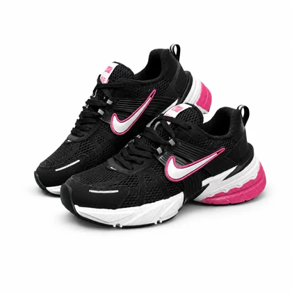 کفش کتانی زنانه نایکی v2k مشکی صورتی Nike V2k