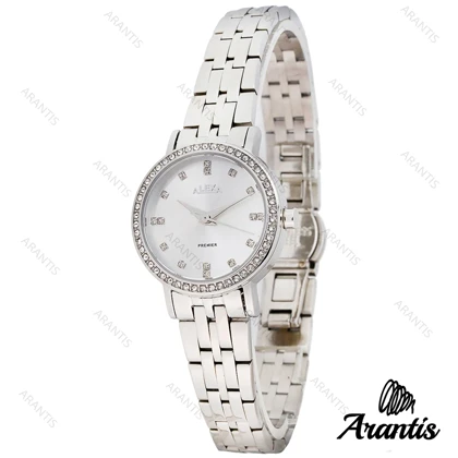 ساعت الکسا A0107 زنانه فول سیلور w-10088