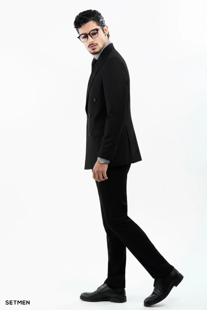 کت و شلوار مردانه دبل برست خاویاری