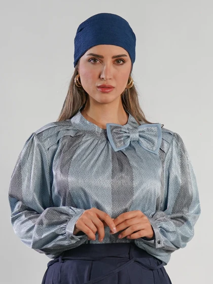 شومیز ساتن جناقی کد 8852