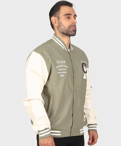 بامبر جکت طرحدار بدون کلاه 7753