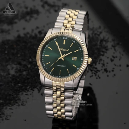ساعت اکسنت صفحه سبز Axcent AX160044GS