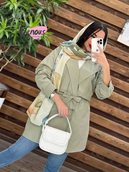 بارانی بالاژیله کمردار