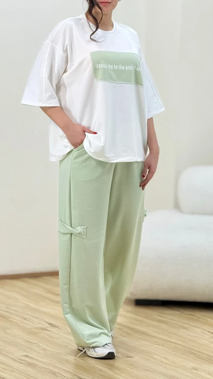 ست تیشرت وشلوار دنس گلکسی