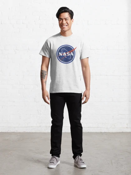 تیشرت با طرح nasa ناسا Embroidered کد 12836