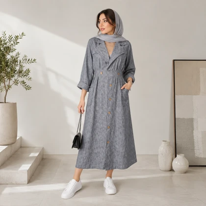 مانتو زنانه لینن
