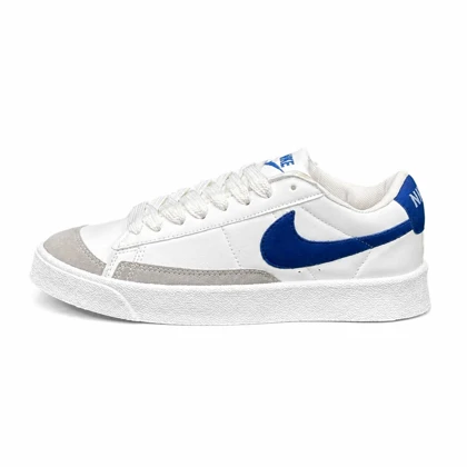 کتانی مردانه مدل رانینگ نایک بلیزر سفید آبی NIKE blazer