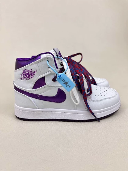 کتانی ونس زنانه ساق‌دار ایر جردن 1 کرومی 1 NIKE AIR JORDAN کد 912