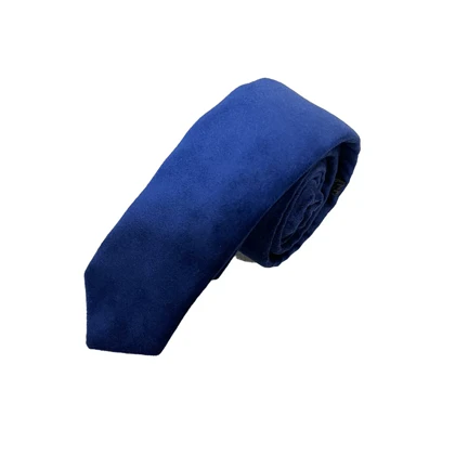 کراوات مخمل آبی