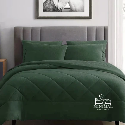 روتختی مینیمال کتان مخمل طرح لوزی