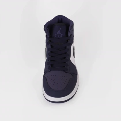 کتانی مستر مدل NIKE air jordan سفید سرمه ای کد 0001