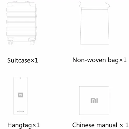 چمدان چرخدار 20 اینچی شیائومی Xiaomi LXX10RM