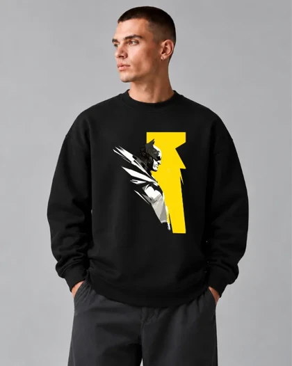 دورس مشکی طرح شوالیه تاریکی بتمن Dark Knight Shadow Graphic Tee