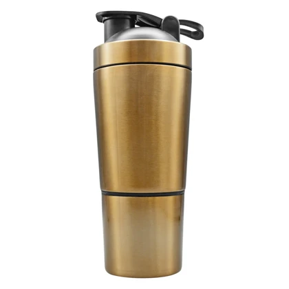 شیکر دو تیکه استیل مدل Diamond ظرفیت 0.6 لیتر