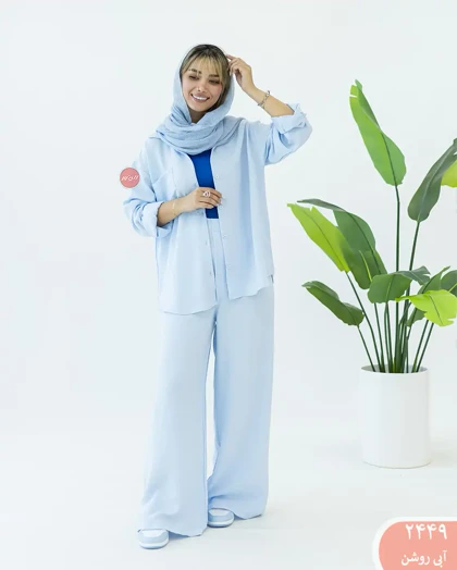 ست شومیز و شلوار لانیا 2449