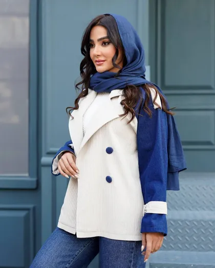 بارانی مدل مدونا کد 3361