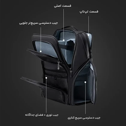 کوله پشتی دوربین Arctic Hunter مدل B00575