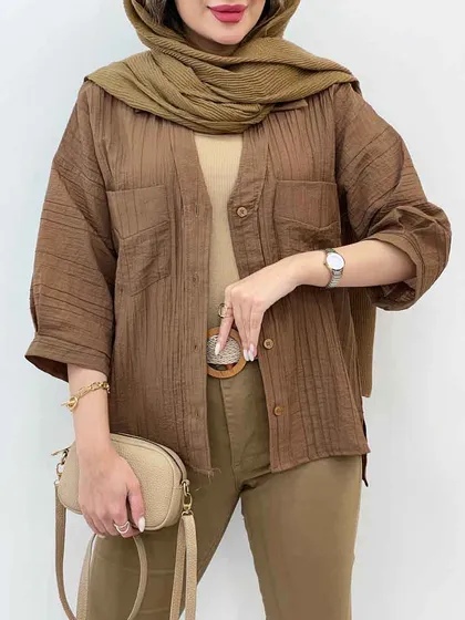 شومیز دو جیب دیما