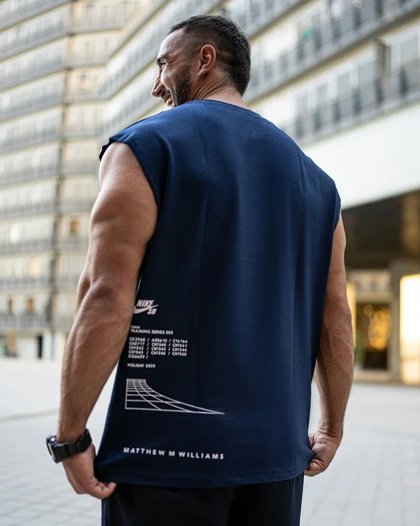 رکابی ورزشی وست NIKE 98 آبی