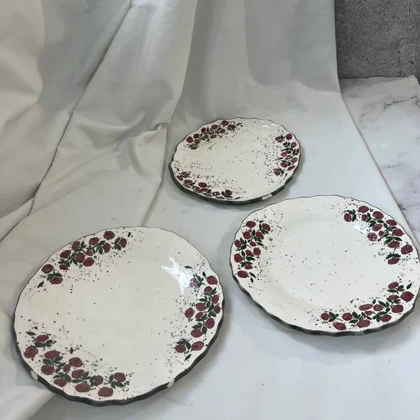 پیش دستی گل سرخی