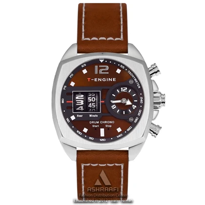 ساعت تی انجین درام کورنو T-Engine Drum Chrono 3939-BS