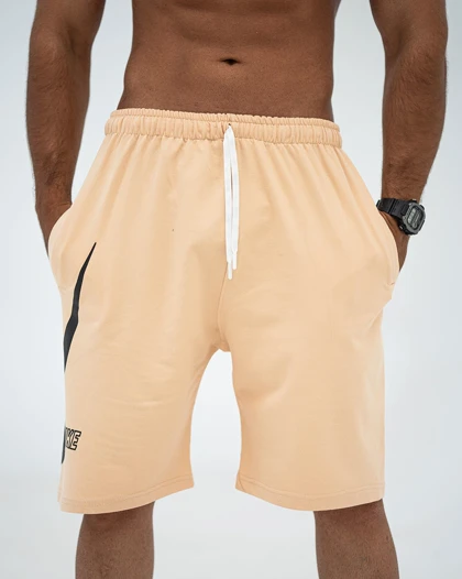 شلوارک بگ ورزشی NIKE کرم