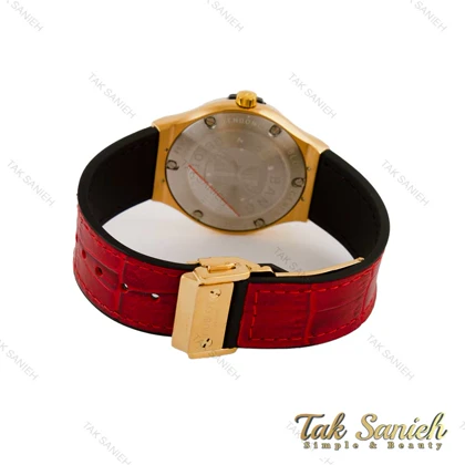 ساعت هابلوت زنانه طلایی قرمز نگین‌دار Hublot-5227-L