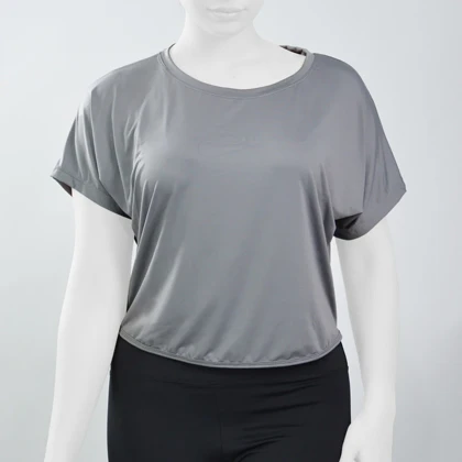 کراپ ورزشی زنانه نایک مدل KRS-2B1781 طوسی