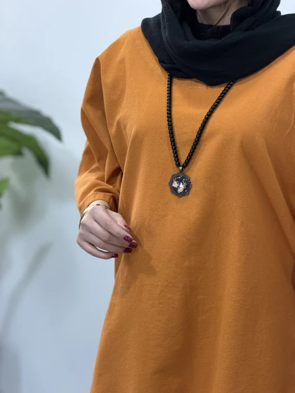 تونیک مانتویی لینن شاپرک 1(ایراد دار)