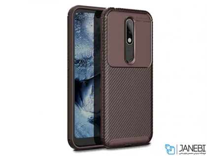 قاب ژله ای فیبر کربن نوکیا Becation Carbon Fiber Case Nokia 4.2