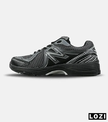 کفش کتانی بزرگ پا طوسی مشکی New Balance 860 v02 مدل 8367
