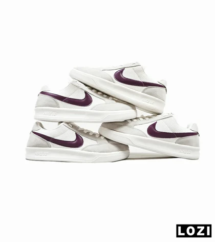 کفش کتانی مردانه سفید طوسی NIKE SB