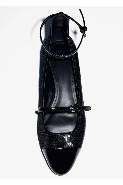 کفش پاشنه‌بلند کلاسیک زنانه اورجینال منگو mango