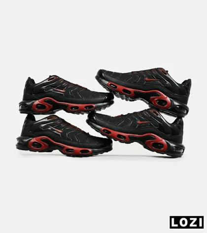 کفش کتانی مردانه و زنانه مشکی قرمز NIKE AirMax Plus TN Ultra