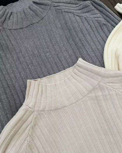 پلیور بافت یقه ایستاده کد 5339