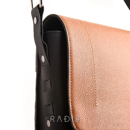 کیف دوشی چرم رادیس مدل Mahan کد 010-M.MC