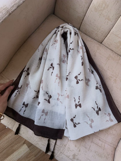 شال برشکا کالکشن قهوه ای