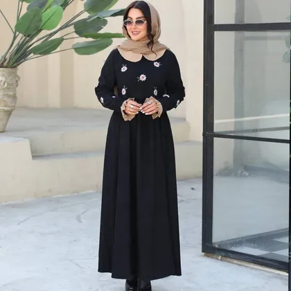 پیراهن بلند عیدانه مدل پرنسا