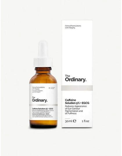 سرم دورچشم ضد تیرگی و پف کافئین اوردینری مدلcaffeine solution 5%