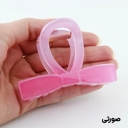 کلیپس دخترانه مدل پاپیون دو رنگ