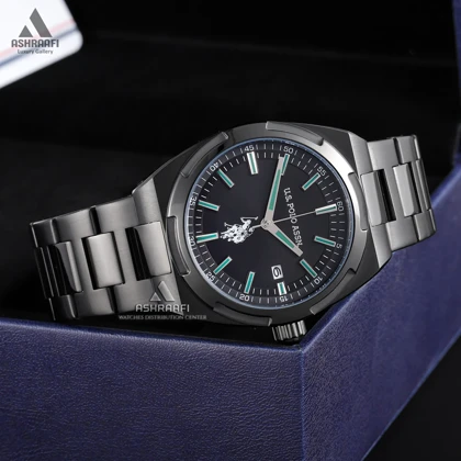 ساعت یو اس پولو مشکی U.S. Polo Assn. USPA1090-03