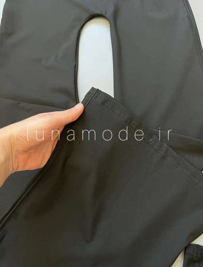 لگ بوتکات (دمپا) فلامنت زنانه تک‌رنگ مشکی