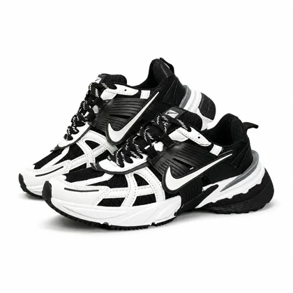 کفش کتانی مردانه نایکی v2k سفید مشکی Nike V2k