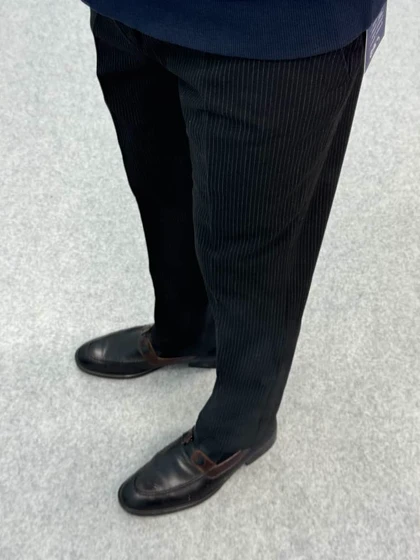 شلوار پارچه‌ای راه اره مردانه _ پارچه جکوار دو برکش قواره کلاسیک