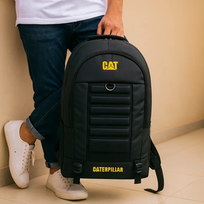 کوله پشتی Cat مشکی مدل payam