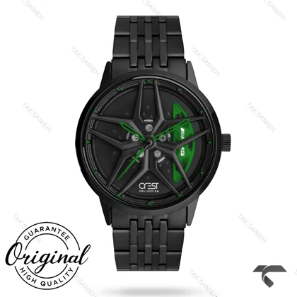 ساعت Crest مردانه مدل 9017-3 رینگی عقربه سبز Crest-11103-G