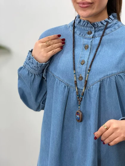 مانتو جین کاغذی آیسو پریناز