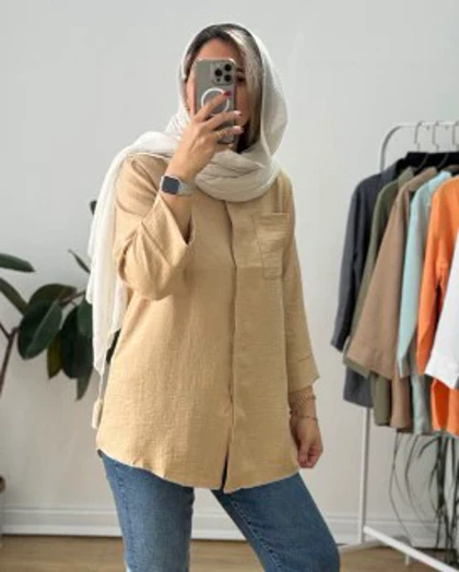 شومیز مانتویی شانتون
